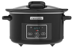 Crock Pot CR052 - Slow Cooker - 4,7L Hinged Lid - Zwart