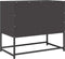 vidaXL - Tv-meubel - 68x39x60,5 - cm - koudgewalst - staal - zwart