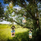 Baza Vogel- Buffet Chalet 3 Feeder FSC Hout Roodborstjes