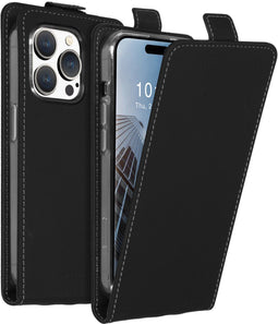 Accezz Flipcase iPhone 15 Pro - Flip cover - Pashouder - Zwart