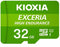 Kioxia Exceria - microSDHC 32GB - Klasse 10 UHS-I U3 - Groen