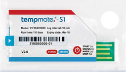tempmate S1C10A01000 S1C10A01000 Temperatuur datalogger Te meten grootheid Temperatuur -30 tot +70 °C PDF-functie, One