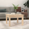 Salontafel 45x45x30 cm massief grenenhout