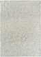 Brink en Campman - Grain 13507 Vloerkleed - 140x200 - Rechthoek - Laagpolig,Structuur Tapijt - Landelijk - Blauw, Geel, Wit