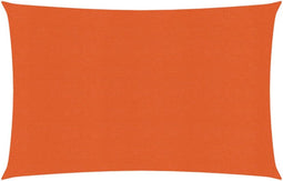 vidaXL - Zonnezeil - 160 - g/m² - 2x3,5 - m - HDPE - oranje