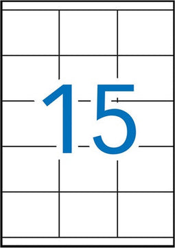 Apli laser A4 etiketten 70x50 | 8 mm 1500