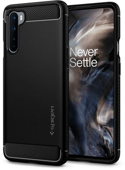Spigen OnePlus Nord - Rugged Armor - Schokbestendig - Zwart