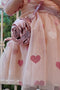 Konges Sløjd Rose Schoudertasje met glitter - Glitter Rose