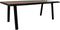 HSM Collection Eettafel Rechthoekig 240cm Walnoot Bruin Acaciahout/Metaal