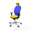 Bureaustoel met hoofdsteun Piqueras y Crespo 1D086G1 Geel