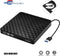 M-Iconic Externe CD/DVD Speler en Brander - USB 3.0 Optische Drive - Plug & Play - Zwart