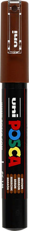 Verfstift posca pc1mc ef bruin
