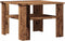vidaXL - Salontafel - 60x60x42 - cm - bewerkt - hout - oud - houtkleurig