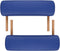 vidaXL - Inklapbare - massagetafel - 3 - zones - met - houten - frame - (blauw)