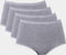 sloggi Basic+ - Dames Maxi slip - 4-pack - Lichtgrijs