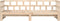vidaXL - Slaapbank - met - onderschuifbed - 90x200 - cm - massief - grenenhout