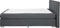 ADMIRAL - Boxspringbed - Donkergrijs - 160 x 200 cm - Polyester