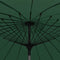 vidaXL - Parasol - met - aluminium - paal - 270 - cm - groen