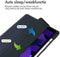 imoshion Tablet Hoes - Geschikt voor iPad Air 5 (2022) / Air 4 (2020) / Air 11 inch (2025) M3 / Air 11 inch (2024) M2 - Trifold Hardcase Bookcase - Donkerblauw