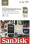Sandisk Max Endurance - MicroSDXC - 128GB - Klasse 10 UHS-I V30 (1 stuk)