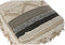 Kussen DKD Home Decor Voor op de grond Strepen Bruin Polyester Katoen (60 x 60 x 25 cm)