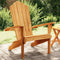 vidaXL - Tuinstoel - Adirondack - 77x78x95 - cm - massief - teakhout