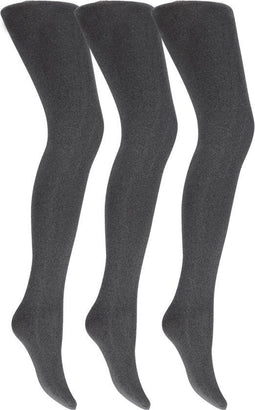 Apollo 3P Dames Panty 60 denier - Maat L/XL - Antraciet Melange