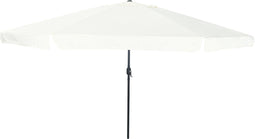 vidaXL - Tuinparasol - 395x245 - cm - Zand - Wit
