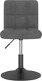vidaXL - Eetkamerstoelen - draaibaar - 2 - st - fluweel - donkergrijs
