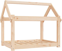 vidaXL - Hondenmand - 81x60x70 - cm - massief - grenenhout
