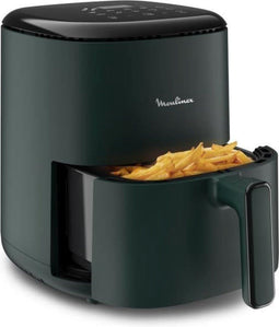 MOULINEX Olievrije friteuse, 3L antiaanbakmand, Heteluchttechnologie, Airfryer, Digitale bediening, Easy Fry Compact EZ145320