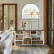 Riviera Maison Spiegel Staand - Beach House Mirror - 80x220 cm - Bruin