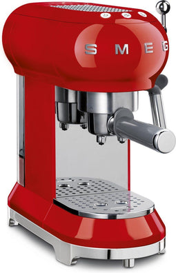 SMEG ECF01RDEU - Handmatige espressomachine - 15 bar - Rood