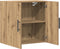 vidaXL - Wandkast - Artisan - Eiken - 60x31,5x60 - cm - Gelaagd - Hout