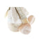 Kerstversiering DKD Home Decor Polyester Rendier (19 x 18 x 38 cm) (2 Stuks)
