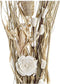 Boeket DKD Home Decor Natuurlijk Gouden Wit Geel Gedroogde bloem (30 x 30 x 100 cm) (2 Stuks)