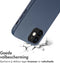 Accezz iPhone 12 Pro / 12 - Back Cover - MagSafe Leather - Nightfall Blue