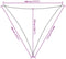 vidaXL - Zonnezeil - 160 - g/m² - 4,5x4,5x4,5 - m - HDPE - crèmekleurig