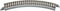 Z Rokuhan rails (met ballastbed) 7297005 Gebogen rails 45 ° 145 mm 4 stuk(s)