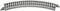 Z Rokuhan rails (met ballastbed) 7297005 Gebogen rails 45 ° 145 mm 4 stuk(s)