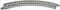 Z Rokuhan rails (met ballastbed) 7297011 Gebogen rails 45 ° 120 mm 4 stuk(s)