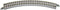 Z Rokuhan rails (met ballastbed) 7297011 Gebogen rails 45 ° 120 mm 4 stuk(s)