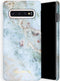 Selencia Hoesje Geschikt voor Samsung Galaxy S10 Hoesje - Selencia Maya Fashion Backcover - blauw