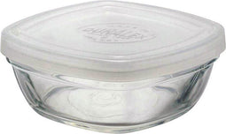 Lunchbox Freshbox Transparant Vierkant Met deksel (9 cm) (9 cm)