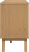 vidaXL - Dressoir - OLDEN - 114x43x73,5 - cm - massief - grenenhout - bruin