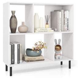 Coast 4-Cube Boekenkast - 4 Opbergvakken - Wit