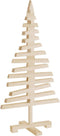 vidaXL - Kerstdecoratie - kerstboom - 90 - cm - massief - grenenhout