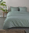Ambiante Bamboo Uni - Dekbedovertrek Lits-Jumeaux - 52% katoen 48% bamboe - Groen (1 stuk)