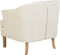 ELVERUM - Fauteuil - Beige - Polyester