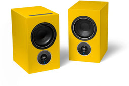 PSB Alpha iQ - Boekenplank Speaker - DAB+ Radio - 60W RMS - Geel